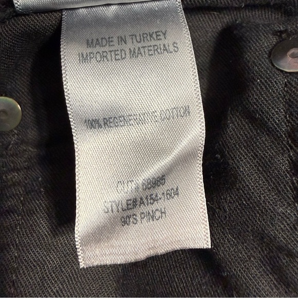 AGOLDE 90's High Rise Straight Black Jeans Womens Size 29 X 29 - Picture 10 of 12